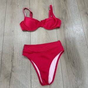Red Bikini Set